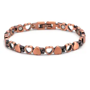 Magnetic Copper Anklets for Women Copper Ankle Bracelet for Women 99.99% Pure Copper with Magnets for Feet & Ankles (X Shape) Fashionable Jewelry Trendy Fashionable Accessories SpringStatements