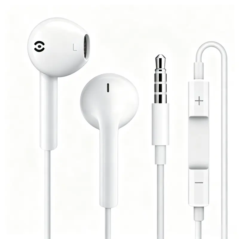 wired headphones USB-C interface wired headphones, low latency for gaming, half-ear design for comfortable wearing, voice control with microphone, compatible with Android phones, high-quality earphones.