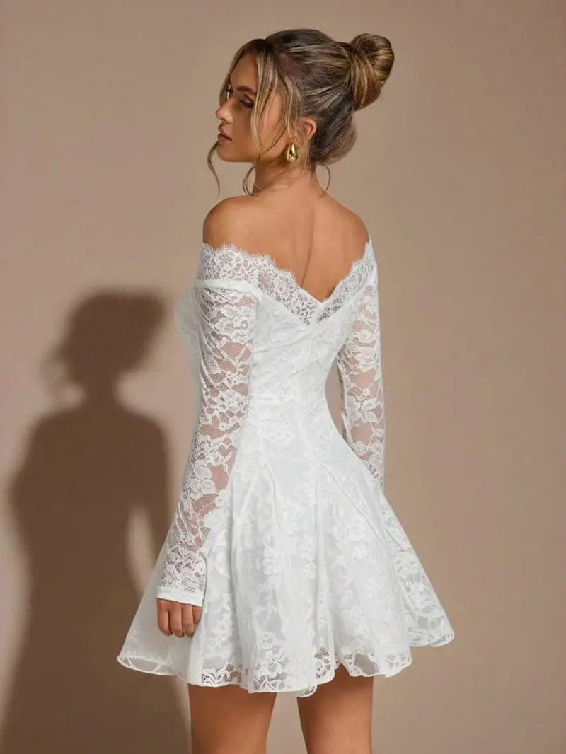lace white mini dress - TikTok Shop lace white mini dress - TikTok Shop