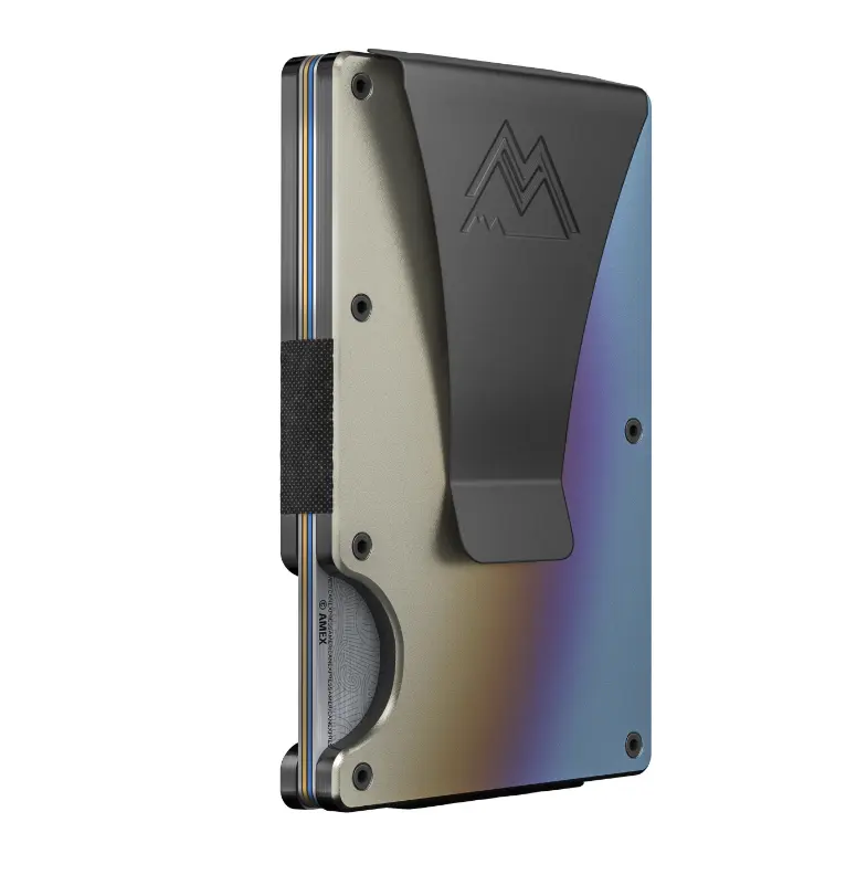 Minimalist Wallet for Men - Slim RFID Wallet I Scratch Resistant, Credit Card Holder & Money Clip, Easily Removable Money & Cards, Mens Wallets minimalist wallet