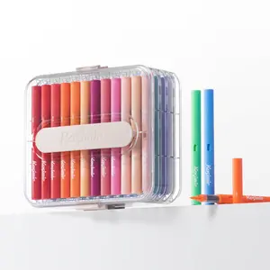 Kasimir RichFlow Acrylic Marker Set - Professional Grade Direct Ink Pens, Rich Pigment Coverage, Quick-Dry, Multi-Surface, High Ink Utilization, Water-Based & Washable