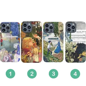 Howl's Moving Castle Aesthetic Collage Ghibli TOUGH Phone Cases, Miyazaki, Sophie Hatter, Calcifer, Howl, Spirited Away,16pro