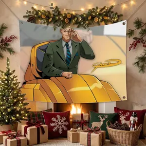 P-Professor X MOVIE Flags Multi Size Atmosphere Flag, Cheerleading Hand Pulled Banner, Portable Outdoor Event Flag & Wall Decor for Sports, Parties, Home and Room Decoration