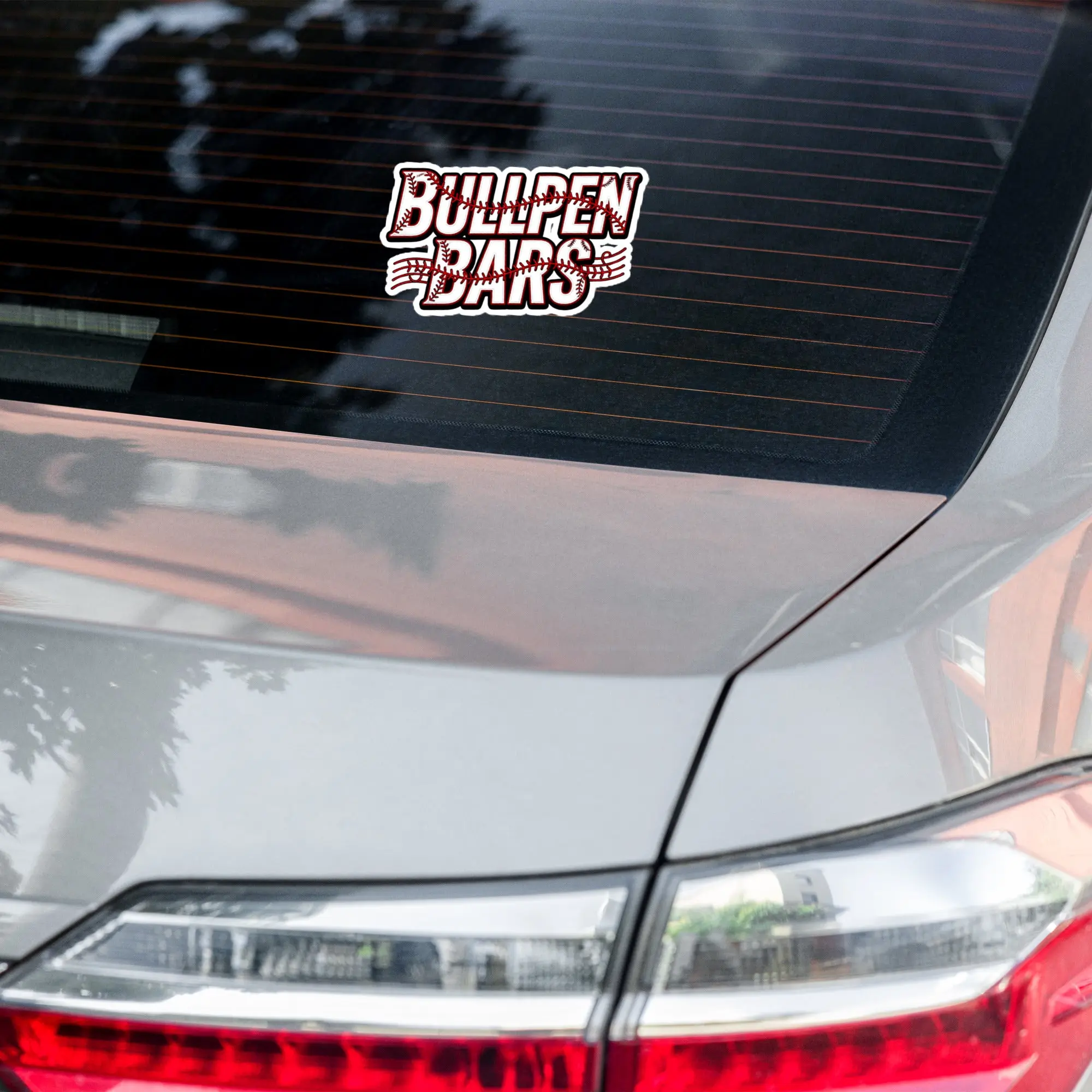 Bullpen Bars Bubble-Free Self-Adhesive Vinyl Car Stickers - Sturdy Decals, Easy Apply, High Opacity, Long Wearing, Exterior Paint-Covering Car Deco Automotive Accessories