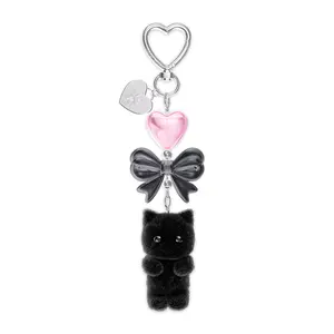 Black Cat Bag Charm