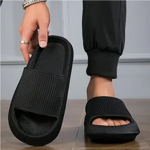 Pillow Slippers for Women and Men | House Slides Shower Sandals | Cushioned Thick Sole