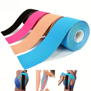 Self-Adhesive Non-Woven Sports Bandage, Elastic, for Sports, Protects Knees And Elbows, Shoulder And Ankle Stretching Exercises, Wrist, Ankle (Mixed) 3.8Cm×5.0M