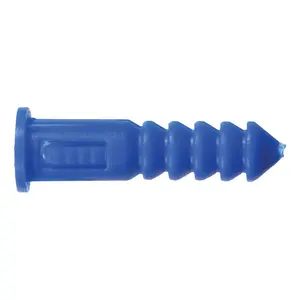 ACEDS 5265764 8-10-12 x 2.75 in. Ribbed Plastic Anchor Blue