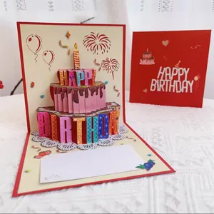 3D Pop Up Birthday Cards, Birthday Pop Up Greeting Cards Happy Birthday Cards Including Envelopes Best for Mom, Wife, Sister, Boy, Girl, Friends