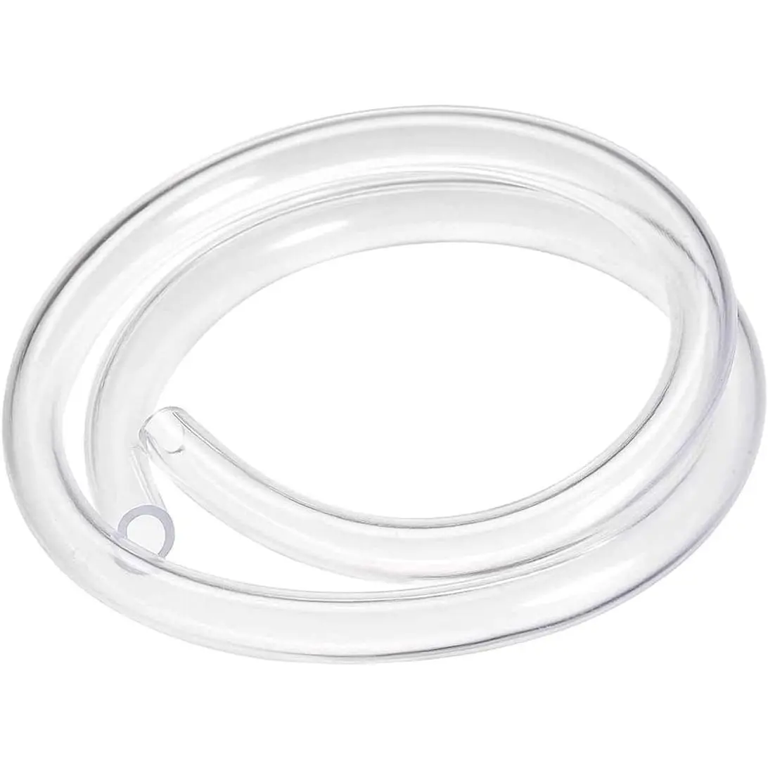 Industrial Grade Plastic PVC Vinyl Tubing, 1/2" ID x 5/8" OD Clear Tube BPA Free Air Hose Line, 3FT