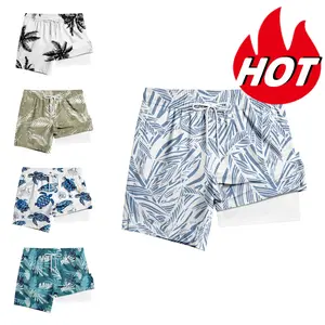 ABSECAI Men's 2-in-1 Swim Trunks,Compression Liner 6",Quick Dry,Zipper Pockets,TikTok Trend,quick dry swim truk eeshorts,clothing shorts,streetwear,stylebeach swimminng,Shorts for Summer,graphic shorts Blue Swimming shorts summer Activewear Outdoor