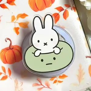 Kawaii Bunny MagSafe Phone Grip – Cute Minimal Animal Magnetic Pop Socket & Kickstand – Aesthetic Gift