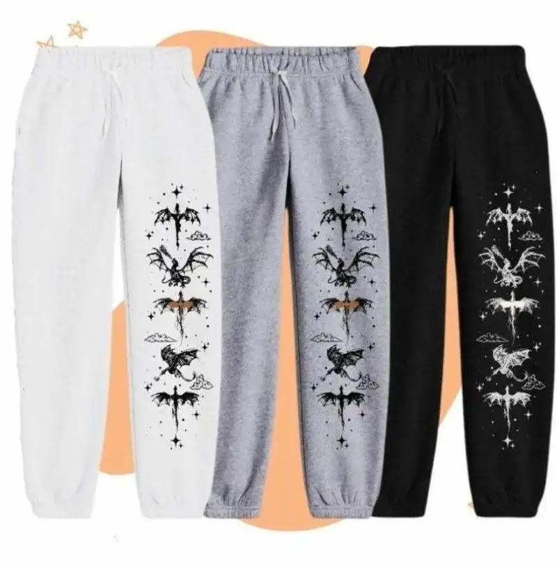 Vintage Fourth Wing Sweatpants, Basgiath War College Pants, Xaden Riorson, Rebecca Yoros, Fantasy Romance Book Sweatpants, Bookish Gift For Him, Trendy Top Sweatpants