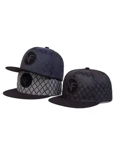 NF Circular Grid Series Flat edge hat for men Neutral style fashion Golf Hat Outdoor sun hat for women