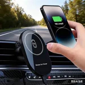 Car Magnetic Wireless Charging, Positioning Mobile Phone Holder In The Car, Mobile Phone Charger Car Phone Holder Wireless Charger Car Air Vent Magnetic Bracket , Beautiful And Stable For IPhone 12 13 14 15 Pro/Plus/Pro Max Samsung 20 21 22 Xiaomi 14