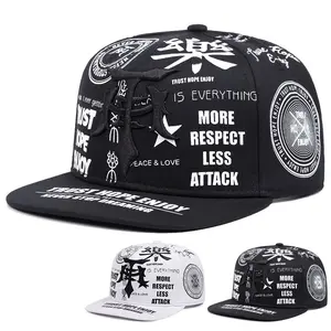 Graffiti Art Snapback Cap  | Edgy "More Respect Less Attack" Streetwear Hat for All  Perfect Christmas Idea