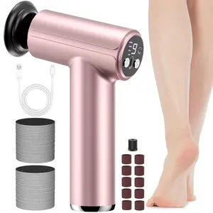 Drivox Electric Foot Callus Remover Kit Rechargeable Adjustable Speed Waterproof Cordless Foot File Pedicure Tool For Dead Hard Cracked Dry Skin Manicure Nail Care