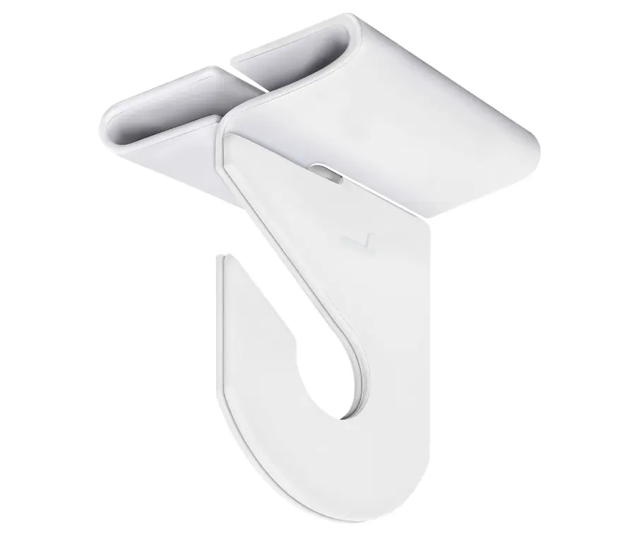 10 Pairs Drop Ceiling Hooks for Hanging, Suspended Track Ceiling Tile Clips, Ceiling Grid Hangers for Decorations from Classroom, Office, Home, Wedding, Hold Up to 20 lbs, 1" W X 1½" H