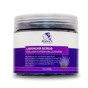 Anna's Skincare Lavender Scrub for Gentle Exfoliation Body Care Blend