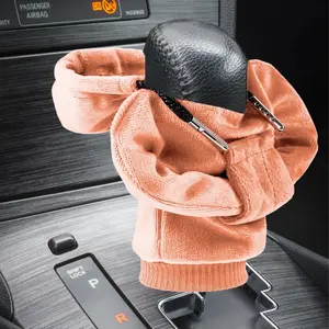 Hoodie Shaped Car Gear Shift Cover, Fashion Mini Car Shifter Decorative Cover, Soft Hooded Shirt Car Shifter Trim Accessories, Car Decoration, Cute Car Accessories for Girls & Boys