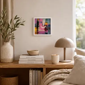 Happy Wink — Signed & Numbered Art Print | The Happy Series | 5x5 Limited Edition