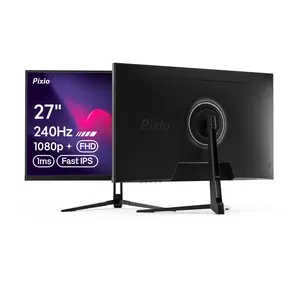 Pixio PX279 Wave 27 inch 240Hz Refresh Rate FHD 1080p Resolution Fast IPS Panel 1ms GTG Response Time Gaming Monitor with Adaptive Sync