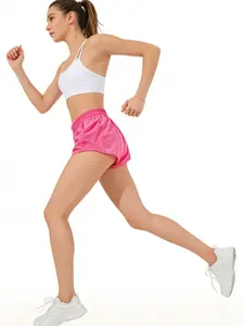 Women's Quick-Dry Yoga Shorts, High-Waisted Breathable Running Pants, Loose Fit Gym Shorts, Summer Training Workout Shorts, Athletic Shorts