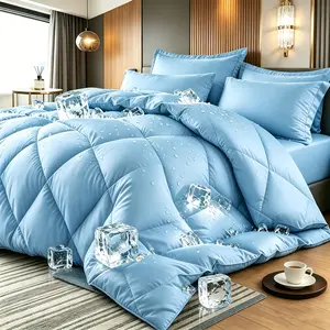 2/3pcs Solid Color Diamond Pattern Large & Extra-Large Bedding Sheet Sets, Soft Comfortable And Ultra-fine Fiber Filling, Lightweight Fabric Breathable Quilt, Easy to Care, 1 Quilt And 1/2 Pillowcases, Ideal Gift, Random Color