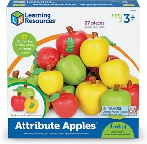 Learning Resources Attribute Apples - Preschool Learning Activities, Sorting Games for Kids, Gifts for Kids Ages 3+