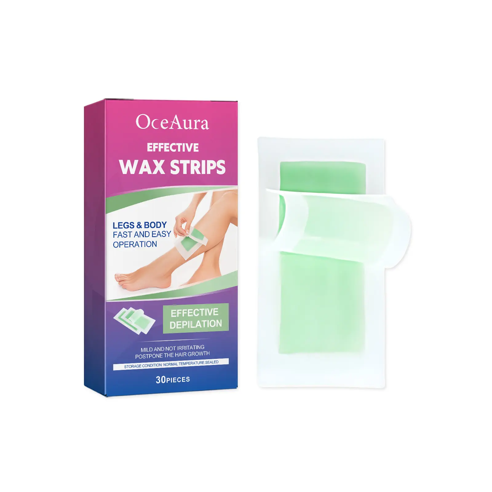 Body Wax Strips Hair Removal Kit | Gentle Scented Wax Strips | Quick & Easy Waxing Solution for Smooth-Looking Skin，Helps remove unwanted hair，Leaves skin feeling smooth，Gentle waxing care，Easy at-home hair removal