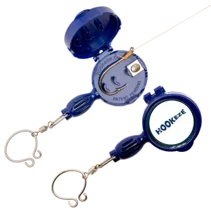 HookEze Fishing Knot Tying Tool (Large) | Pack of 2 | Blue