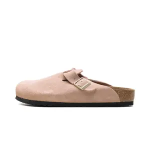 Boston Suede Leather Sandals "Light Rose" 1026139