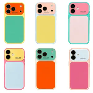 Summervibedopamine candy colored skin texture crystal phone case, contrasting color full lens protection, anti drop, wear-resistant phone case, suitable for iPhone 17 Pro Max 16 15 14 13 phone case # DealsForYouDays-A204
