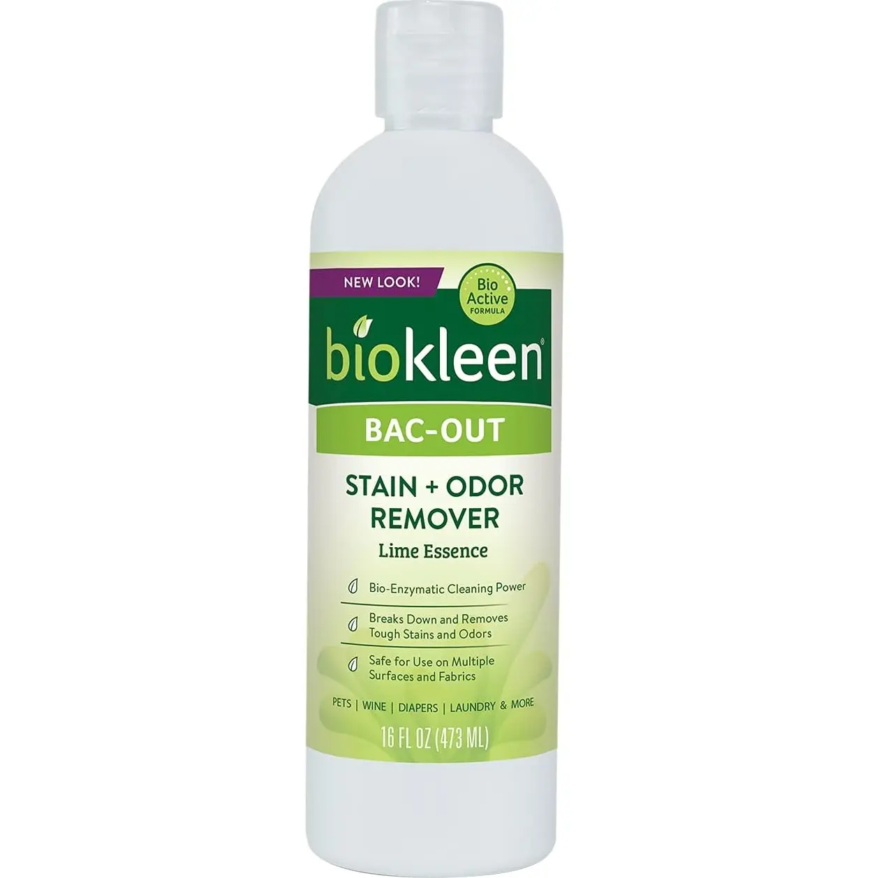 Biokleen Bac-Out Stain+Odor Remover for Pet Stains, Laundry, Diapers &more_16 oz