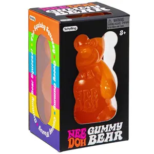 Nee Doh Gummy Bear Squishy Toy - Soft and Plush Design, Ideal for Kids and Adults