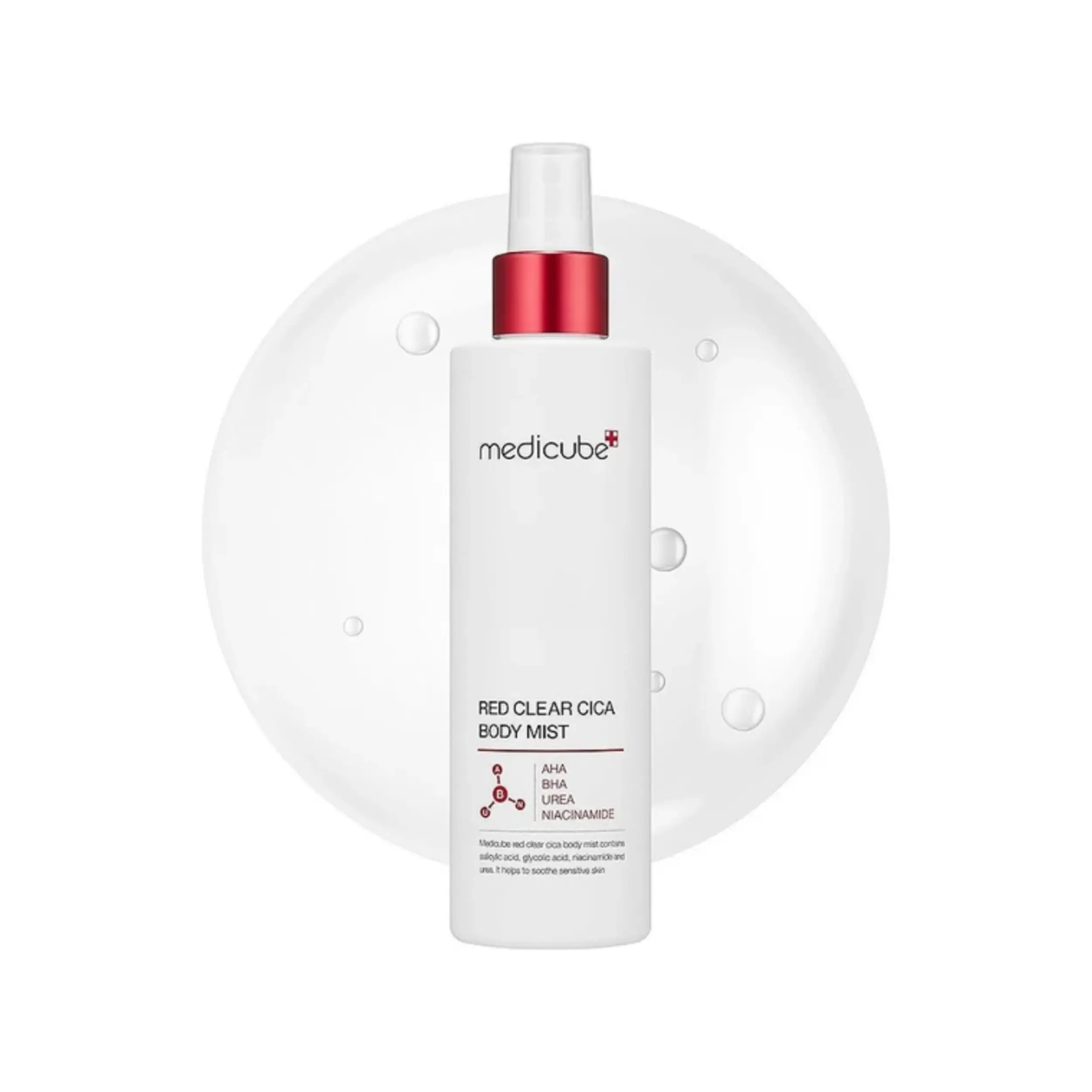 [Official Medicube Partner] Red Clear Cica Body Mist 200ml - Improve acne-prone skin, Acne-clearing body mist, soothes