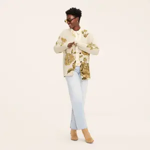 Women's Floral Relaxed Cardigan - Woolrich