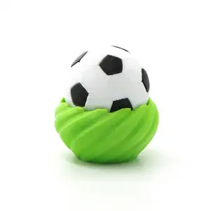 3D Printed Soccer Fidget Clicker Toy, TikTok Viral Stress Relief Sensory Toy with Crisp Mechanical Switch, Portable Anti-Anxiety Fidget for Adults Kids ADHD Autism, Office Desk Classroom Travel Gift