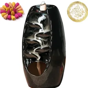 Backflow, incense burner Buddha censor Backflow incense holder home officer teahouse creative decore