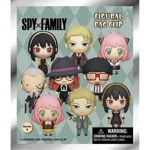 1PC Official Spy Family Licensed Anya Joy Lloyd 3D Foam Keychain Bag Charm Perfect for fans and collectors as a backpack accessory or display piece Mystery blind bag containing one randomly selected anime character collectible