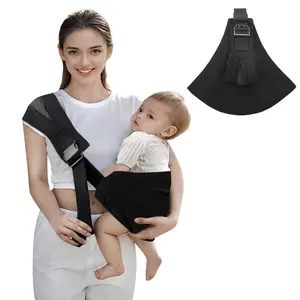 2026 Upgraded All-in-One Baby Sling Carrier, Adjustable Toddler Sling Wrap, Ergonomic Comfortable Baby Carrier, Travel-Friendly for 10-45 lbs, Leopard