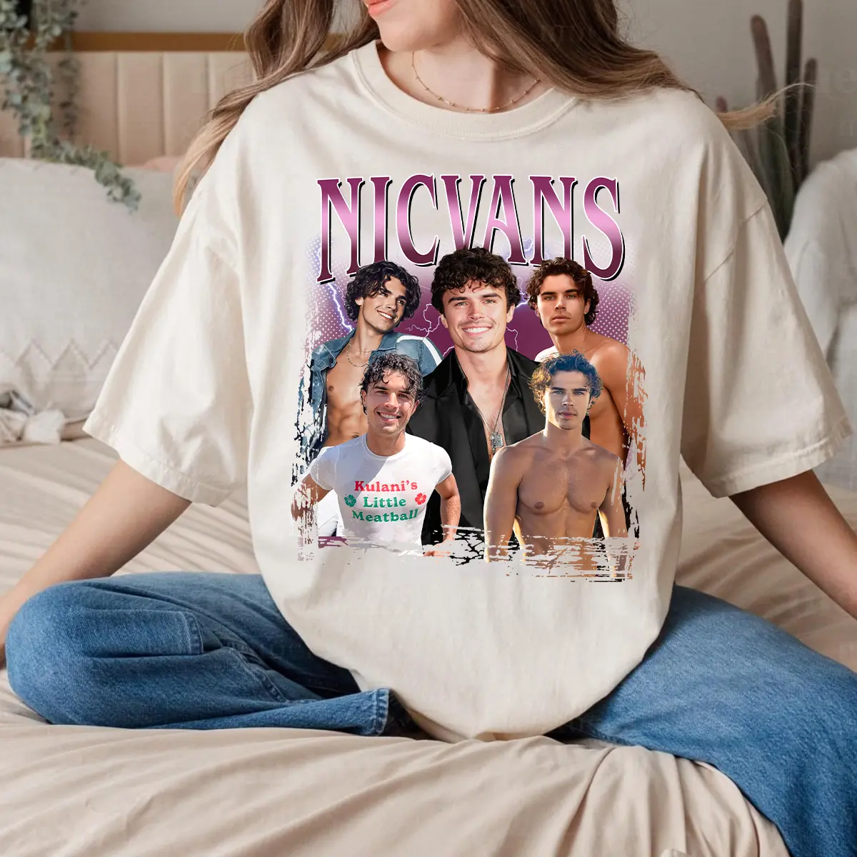 Nic Vans Shirt, Vintage Graphic Tee, Hoodie Sweatshirt, Retro Collage Fan Gift for Reality TV Lovers