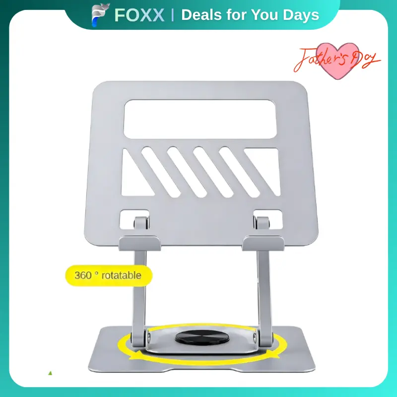 【MNL1001】Adjustable Aluminum Laptop Stand – Ergonomic Desk Riser for Laptops & Tablets, Sturdy & Portable, Ideal for Office, Home, Study & Remote Work, Comfortable Viewing Angle, Thoughtful Gift for Students, Professionals & Holidays