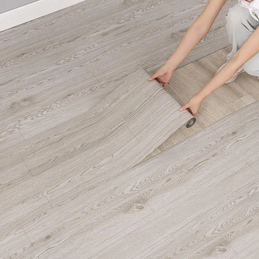 PVC Vinyl Wall Sticker, 1 Roll Self-adhesive Waterproof Wall Sticker, Wall Decals for Living Room, Bedroom, Kitchen, Bathroom, Office, Flooring, Decor