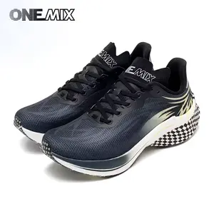 ONEMIX 2026 Professional Training Running Shoes for Men Racing Sport Shoes Breathable Women Full Sole Nylon Plate Jogging Shoes