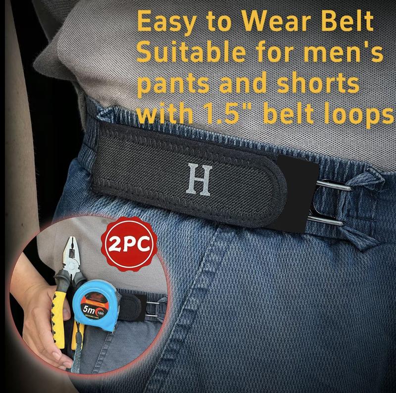 2 PCS velcro vibes belt health Tactical Metal Hook ElasticBelt (Unisex) - Patented No - Buckle Invisible Design | SoftAdjustable Side TikTokShopBlackFriday