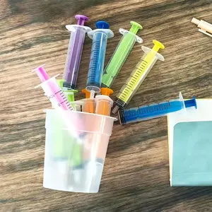 Laboratory Classroom Experiment Kit, Includes 4 Measuring Cups, 4 Syringes, 4 Droppers, 4 Test Tubes, 1 Test Tube Rack