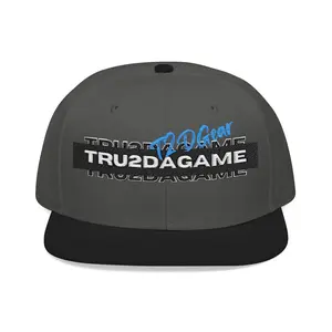 Tru2DaGame(T2DGear) Logo Embroidered Snapback Hat