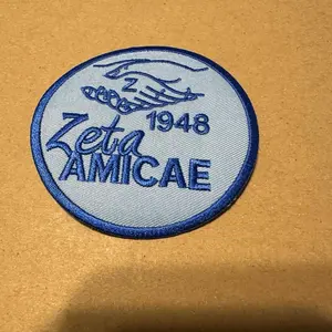 Circle Zeta Amicae iron on patch