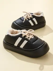 Women's Thick Sole Ankle Boots, Casual Fall & Winter Waterproof Cotton Shoes, Warm Indoor Outdoor Fashion Footwear